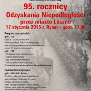 95. rocznica odzyskania przez miasto Leszno niepodległości