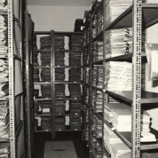 Powiększ zdjęcie Magazyn archiwalny Wojewódzkiego Archiwum Państwowego w Lesznie, kwiecień 1979 r.