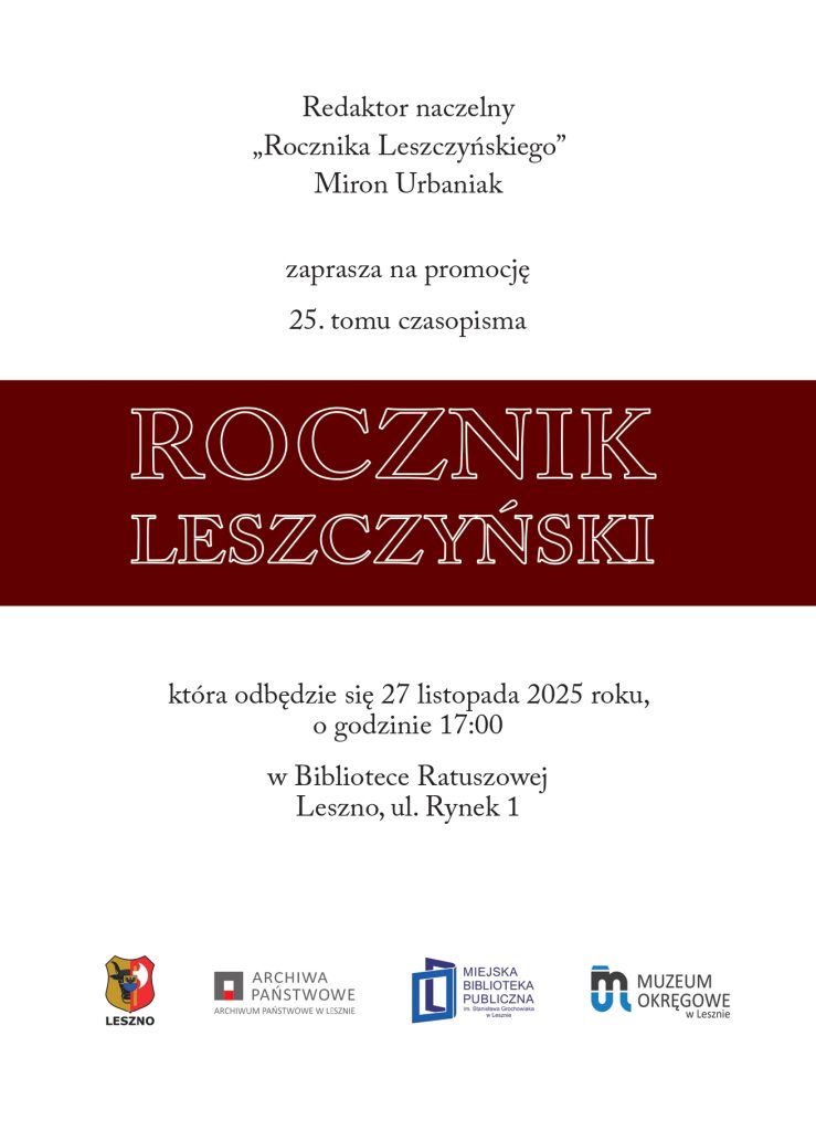 2025 zaproszenie rocznik leszczyński 2 page 0001